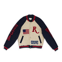 NAVY ST. CROIX VARSITY JACKET