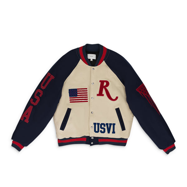 NAVY ST. CROIX VARSITY JACKET
