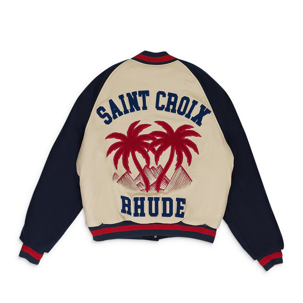 NAVY ST. CROIX VARSITY JACKET