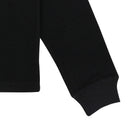 BLACK LONG SLEEVE THERMAL SWEATSHIRT