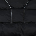 BLACK JORDAN WITH FUR HOODIE