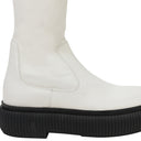WHITE ARPEGE HIGH OVER THE KNEE BOOTS