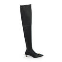 BLACK SWING CUISSARDES OVER THE KNEE BOOTS