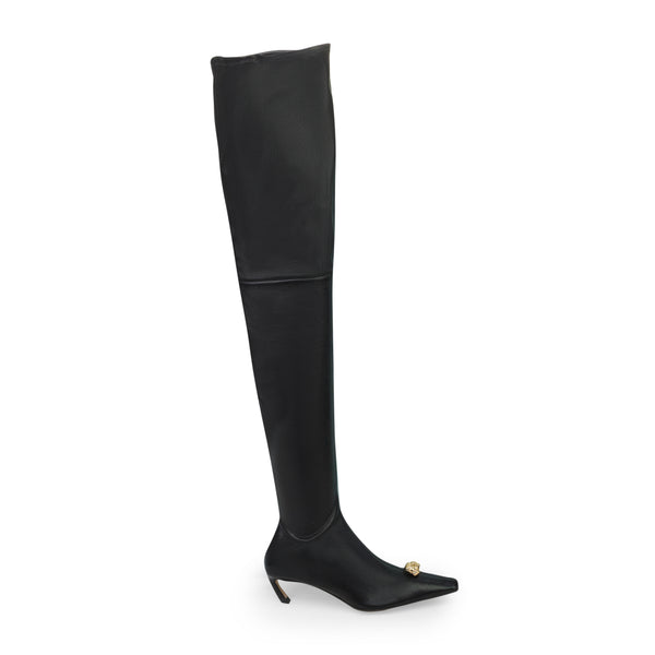 BLACK SWING CUISSARDES OVER THE KNEE BOOTS