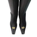 BLACK SWING CUISSARDES OVER THE KNEE BOOTS