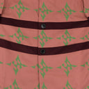 PINK/GREEN CHIFFON CHECK LONG BLAZER