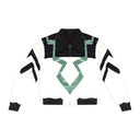 WHITE REVERSIBLE DERBY BOMBER