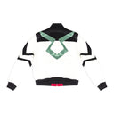 WHITE REVERSIBLE DERBY BOMBER