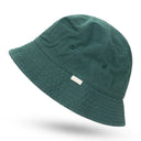 GREEN WASHED CHINO BUCKET HAT