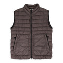 BURGUNDY DOWN SLEEVELESS VEST
