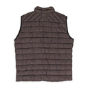 BURGUNDY DOWN SLEEVELESS VEST
