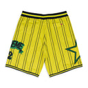 YELLOW STAR BASKETBALL SHORTS
