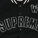 BLACK PRAISES VARSITY JACKET