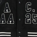 BLACK PRAISES VARSITY JACKET