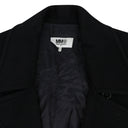 BLACK CROPPED WOOL JACKET