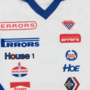 WHITE/BLUE MOTO JERSEY T-SHIRT