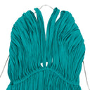 AQUAMARINE LONG PLEATED DRESS