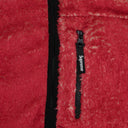 RED KATE MOSS FLEECE ZIP-UP SWEATER