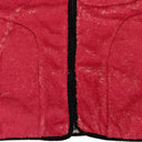 RED KATE MOSS FLEECE ZIP-UP SWEATER