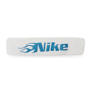 WHITE/BLUE NIKE HEADBAND