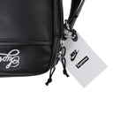 BLACK SUPREME LEATHER SHOULDER BAG