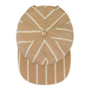 BROWN STRIPED CRUSHER HAT