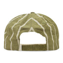 GREEN/WHITE STRIPED CRUSHER HAT