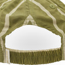 GREEN/WHITE STRIPED CRUSHER HAT