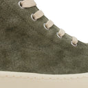 GREEN/WHITE SCARPE WOVE SNEAKERS