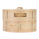 BROWN KAMA ASA BAMBOO STEAMING BASKET