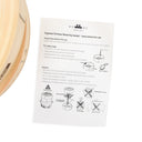 BROWN KAMA ASA BAMBOO STEAMING BASKET