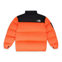 ORANGE/BLACK TNF NUPTSE PUFFER JACKET
