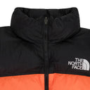 ORANGE/BLACK TNF NUPTSE PUFFER JACKET