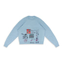 BLUE BOOZE CROOZE KNIT CREWNECK