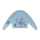 BLUE BOOZE CROOZE KNIT CREWNECK
