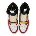 RED NIKE AIR JORDAN 1 RETRO HIGH SNEAKERS