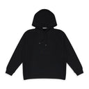BLACK EMBOSSED BOX LOGO HOODIE