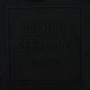 BLACK EMBOSSED BOX LOGO HOODIE