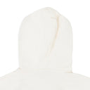 WHITE EMBOSSED BOX LOGO HOODIE