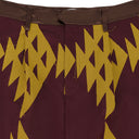 MAROON ARISTIDES WIDE TROUSERS