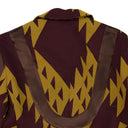 MAROON/YELLOW LASSO SHORT BLAZER