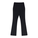 BLACK STRETCH TAILORED TROUSERS