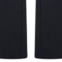 BLACK STRETCH TAILORED TROUSERS