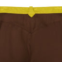 YELLOW/BROWN VIEIRA TROUSERS
