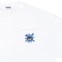 WHITE ALL SEEING POCKET T-SHIRT