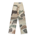 IVORY CAMOUFLAGE EMBROIDERY PANTS
