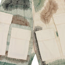 IVORY CAMOUFLAGE EMBROIDERY PANTS