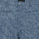 INDIGO RAISED WINDOW WOVEN PANTS