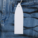 BLUE RAISED WINDOW DENIM PANTS