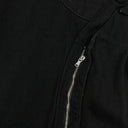 BLACK RAISED WINDOW STACKED PANTS
